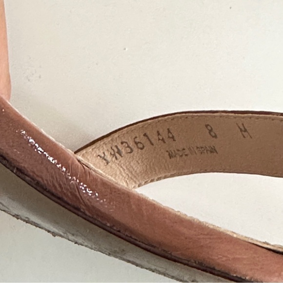 Stuart Weitzman Women's Ankle Strap Open Toe Heels Sandals in Blush Pink sz 8M - Picture 13 of 16